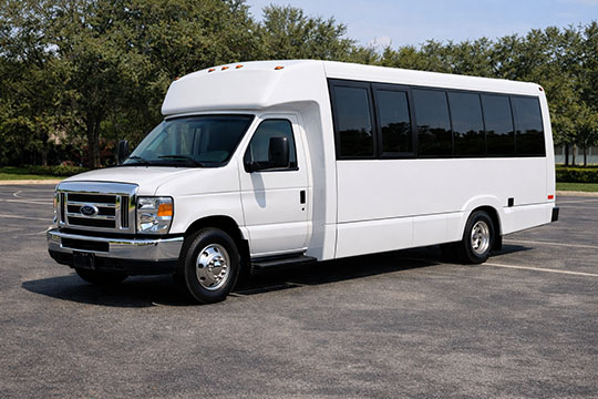 18-passenger minibus available for charter in Palm Bay, FL